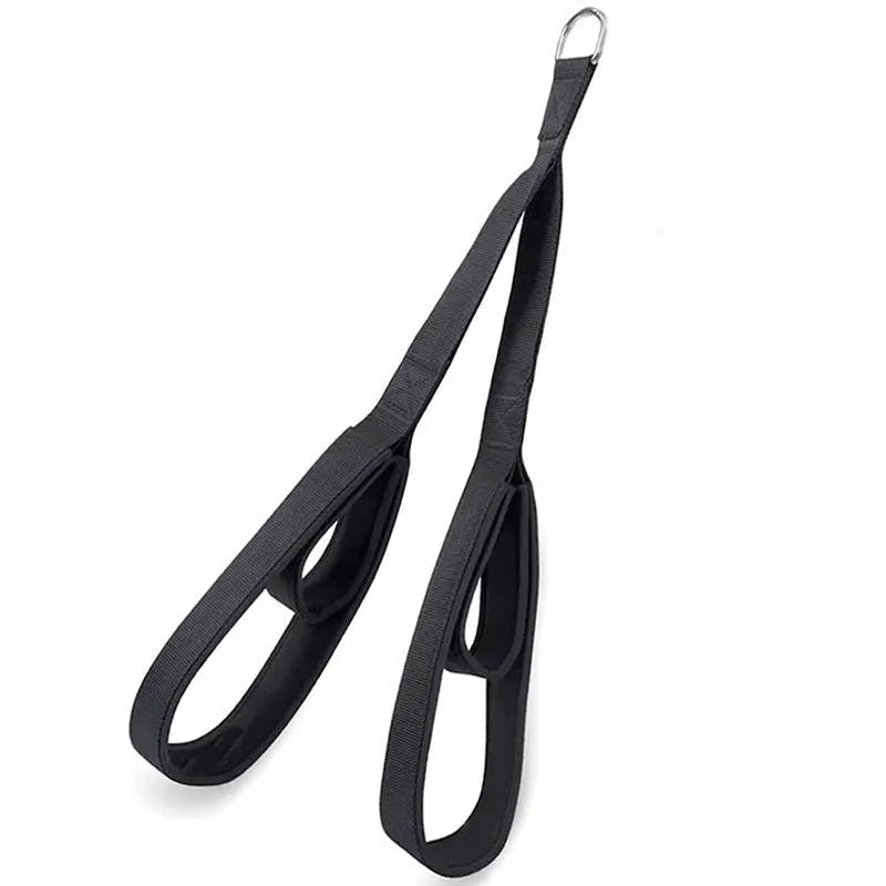 Cross-Border Biceps Triceps Rope Training Double-Ended Tension Rope Muscle Exercise Fitness Handle Lower Waist Rope Arm Rope, Gym Ring, Gym Accessories Bicep Curl, Gym Equipment, Workout Band Push down Home Gym Kit Gym Belt Hand Grips