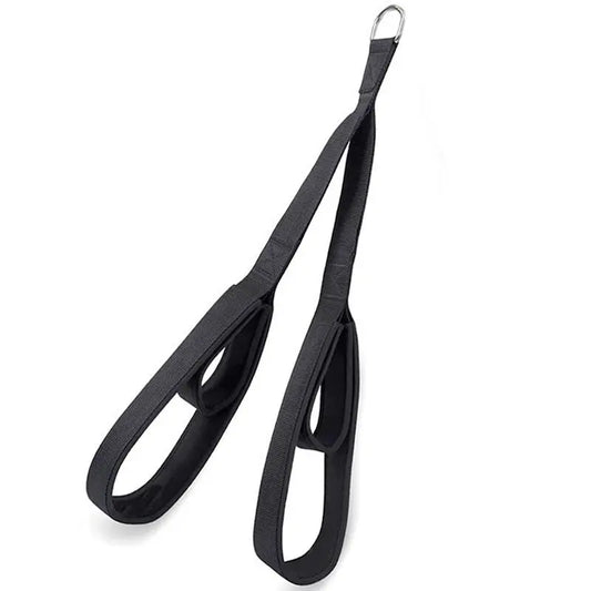 Cross-Border Biceps Triceps Rope Training Double-Ended Tension Rope Muscle Exercise Fitness Handle Lower Waist Rope Arm Rope, Gym Ring, Gym Accessories Bicep Curl, Gym Equipment, Workout Band Push down Home Gym Kit Gym Belt Hand Grips