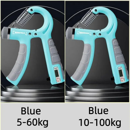Adjustable Grip Strength Trainer 2Pack with Counter 11-132Lbs, Forearm Exerciser for Athletes Musicians