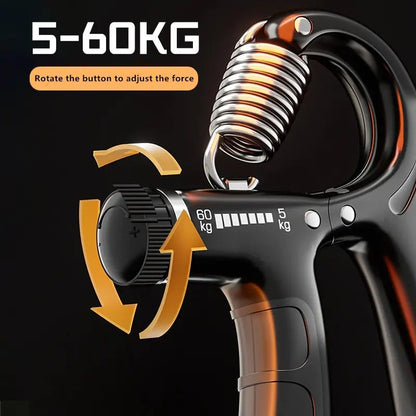Adjustable Grip Strength Trainer 2Pack with Counter 11-132Lbs, Forearm Exerciser for Athletes Musicians