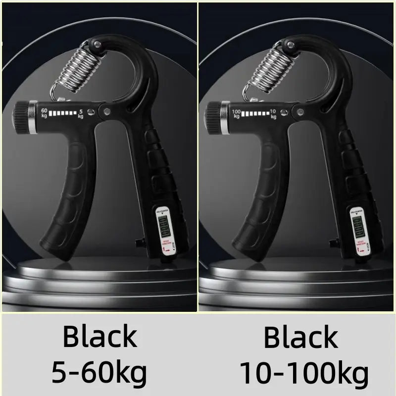 Adjustable Grip Strength Trainer 2Pack with Counter 11-132Lbs, Forearm Exerciser for Athletes Musicians